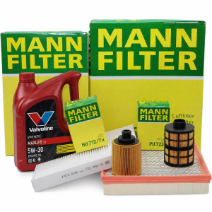 MANN FILTER + Valvoline V872368 | Opel Astra H 1.3 CDTI Dizel Periyodik Bakım Seti 2004-2013 (Pimli Yağ Filtreli) 5W30 4L