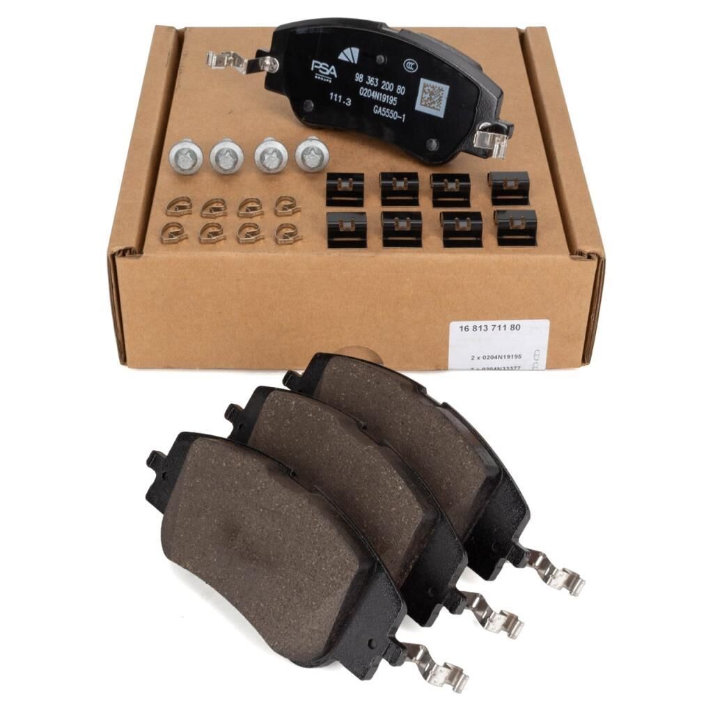 PSA (MOPAR) 1681371180 | Citroen C4 C41 (Suv) Ön Fren Balata Takımı Orijinal