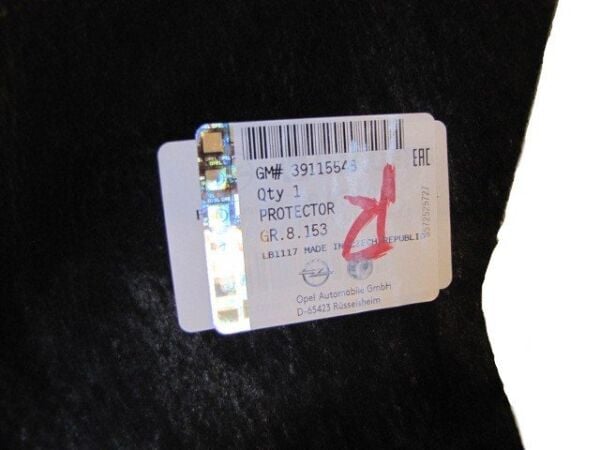 PSA (MOPAR) 39115548 Opel Astra K Sağ Ön Çamurluk Davlumbazı Orijinal