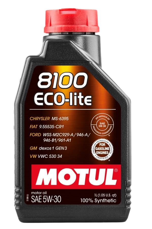 108212 | Motul 8100 Eco-Lite 5W-30 Dexos1 1 Litre 100% Sentetik Motor Yağı
