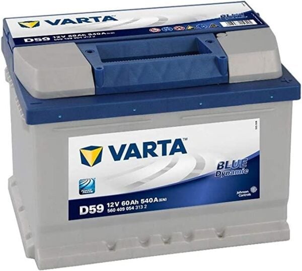 Varta Akü Blue Dynamic 12V 60 Ah 540CCA (Alçak Tip)