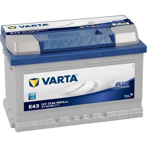 Varta Akü Blue Dynamic 12V 72 Ah 680A Varta (Alçak Tip)