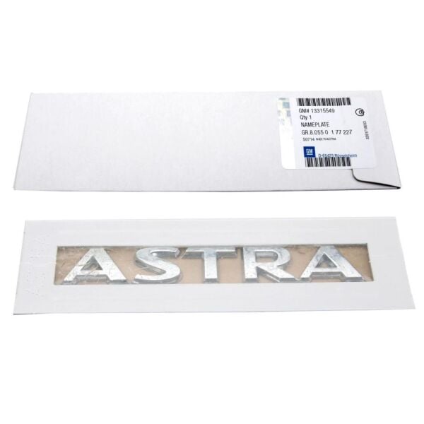 Opel Astra K Arka Bagaj ASTRA Yazısı