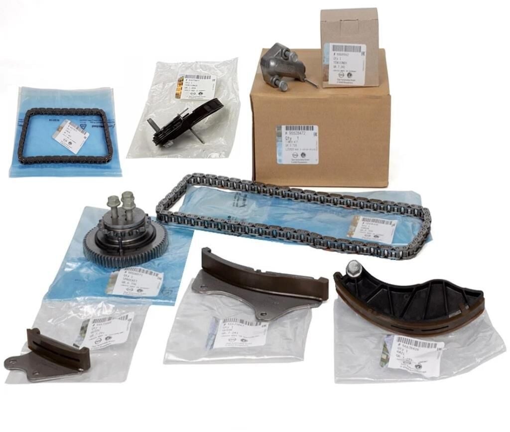 PSA (MOPAR) 95528472 55500069 Opel Meriva B 1.6 Dizel Otomatik Vites Triger Zincir Seti ve Eksantrik Dişli Takımı Orijinal (8 Parça)