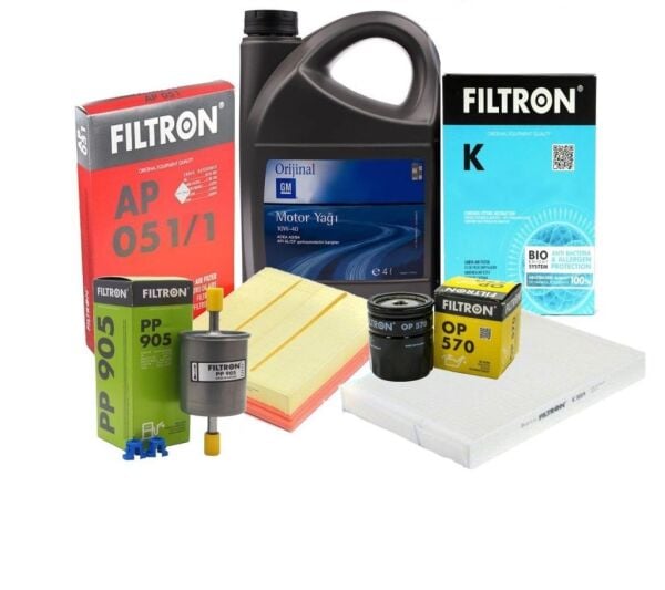 Opel Meriva A 1.6 Benzinli Motor Bakım Seti GM 10W40 4 LT