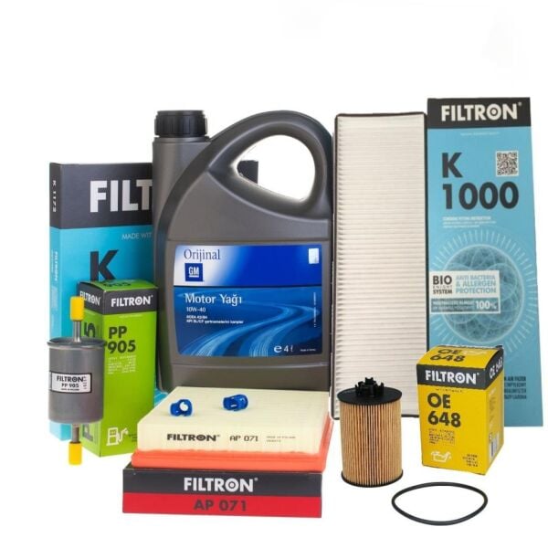 Opel Corsa B 1.2 Benzinli Motor Bakım Seti Motor Yağı Dahil