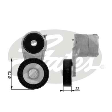 GATES T38212 | Opel Zafira A Kayış Gergi Kütüğü Komple 1.6 16 Valf Gates Marka