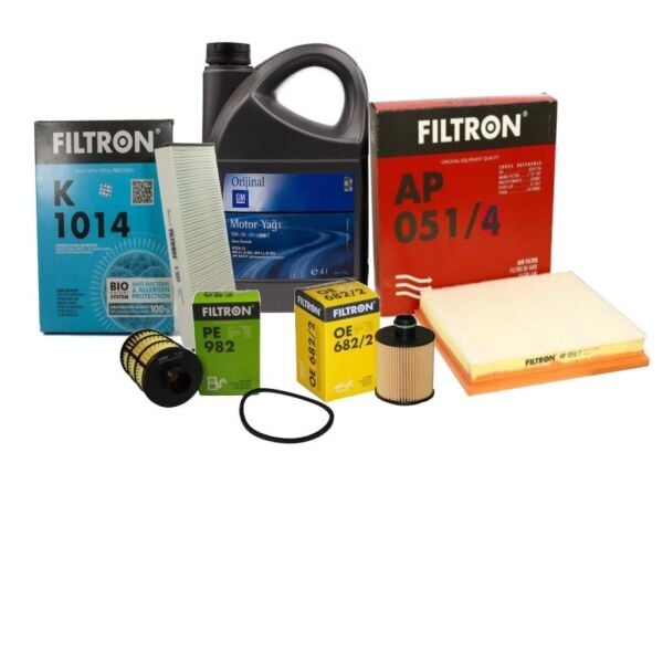 Opel Astra H 1.3 Dizel Motor Bakım Seti Motor Yağı Dahil