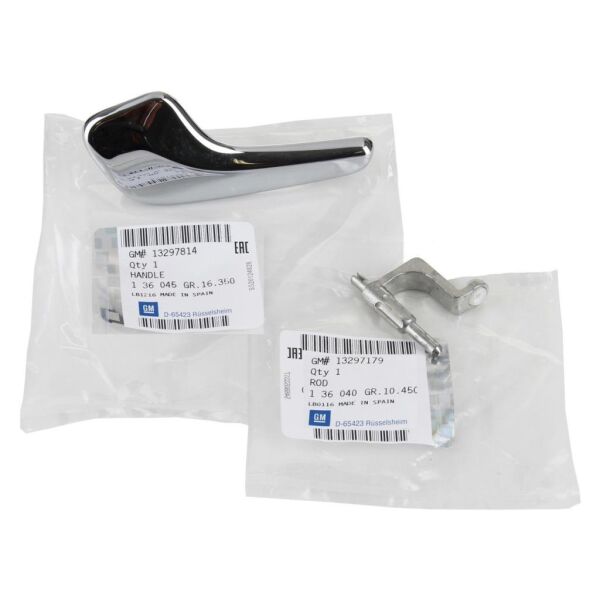 PSA (MOPAR) 13297814 Opel Corsa D Sağ İç Kapı Kolu Kromu ve Çekme Çubuğu Orijinal