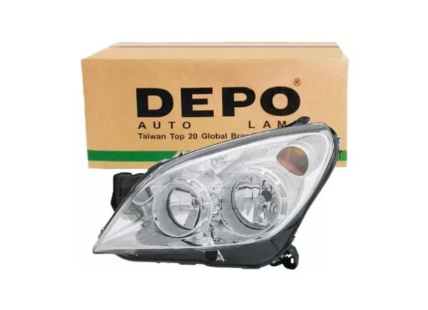 442-1140LMLEMN1 | Opel Astra H Sol Krom Far Makyajlı 2007- Depo Marka