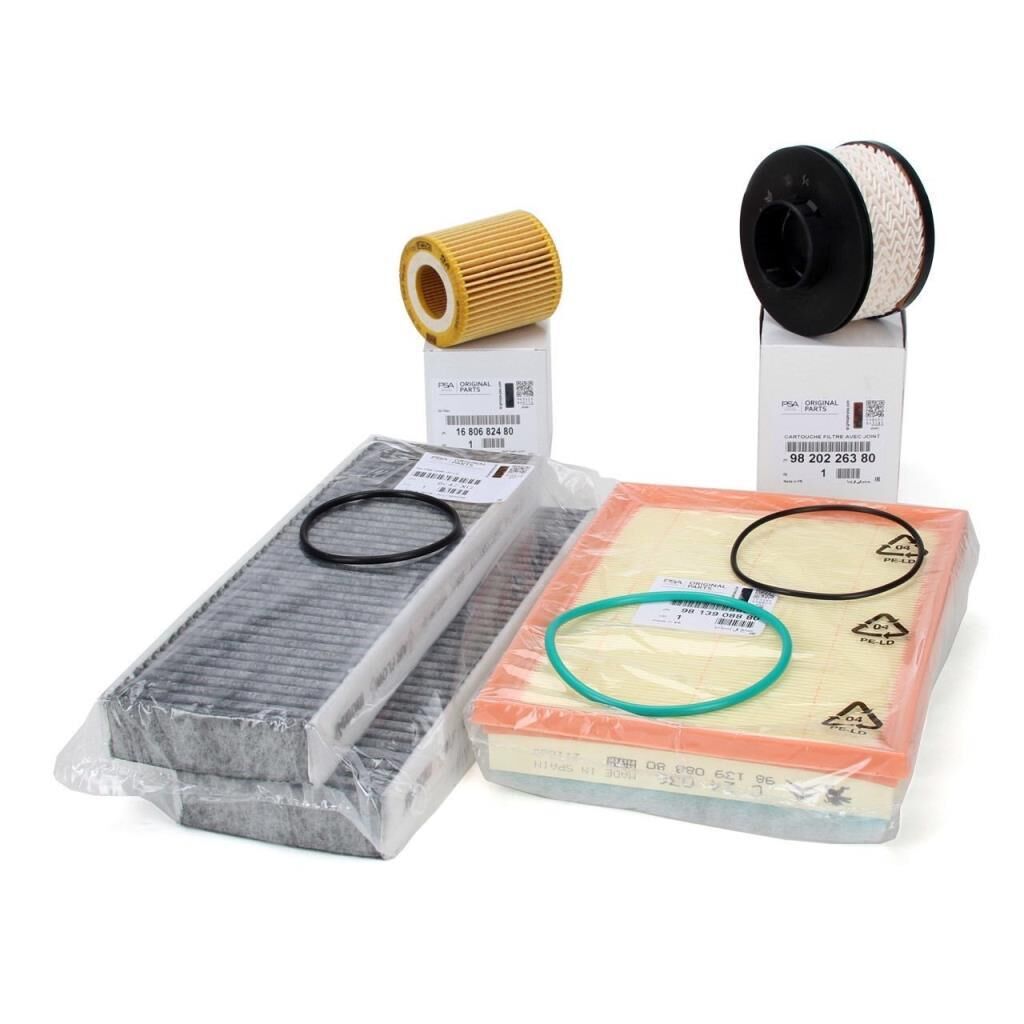 Opel Combo E 1.5 Cdti Periyodik Yağ Bakım Filtre Seti Karbonlu Polen Orijinal