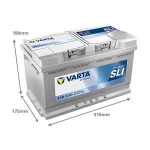 VARTA 580400074 | Akü Blue Dynamic F16 Start-Stop 12V 80AH 740A Varta