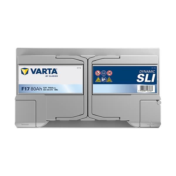 VARTA 580406074 | Akü Blue Dynamic F17 Start-Stop 12V 80AH 740A Varta