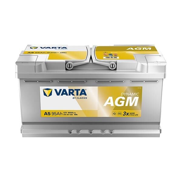 VARTA 595901085 | Akü Silver Dynamic Agm G14 A5 Start-Stop 12V 95AH 850A Varta
