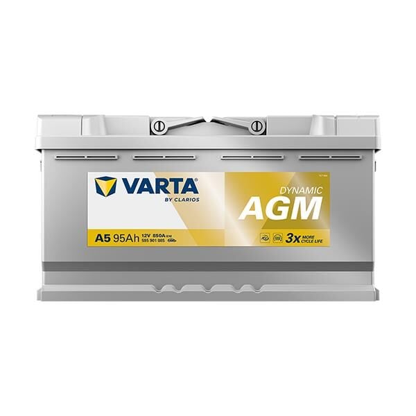 VARTA 595901085 | Akü Silver Dynamic Agm G14 A5 Start-Stop 12V 95AH 850A Varta