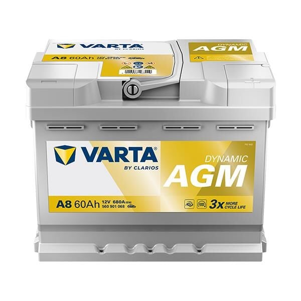 VARTA 560901068 | Akü Silver Dynamic Agm Start-Stop A8 60AH 12V 680A Varta