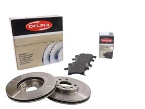DELPHI BG3405 LP1861 | Opel Zafira A 5 Bijon Ön Disk ve Balata Takımı Delphi