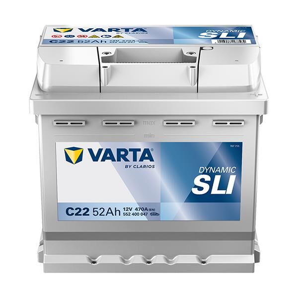 VARTA 552400047 | Akü Blue Dynamic Start-Stop C22 12V 52AH 470A Varta