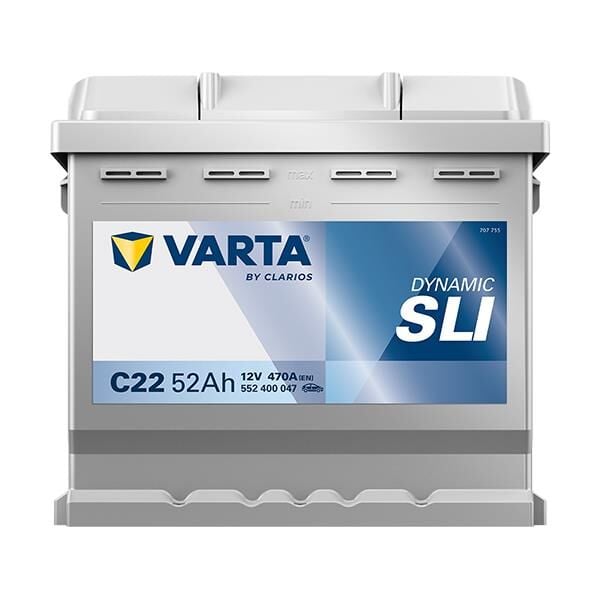 VARTA 552400047 | Akü Blue Dynamic Start-Stop C22 12V 52AH 470A Varta