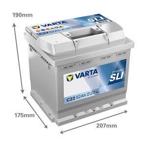 VARTA 552400047 | Akü Blue Dynamic Start-Stop C22 12V 52AH 470A Varta