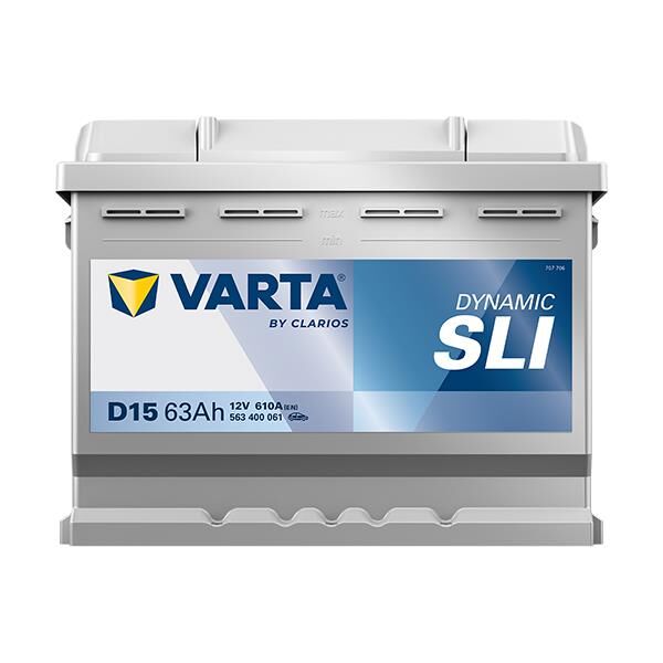 VARTA 563400061 | Akü Silver Dynamic Agm Start-Stop D15 12V 63 AH 610A Varta