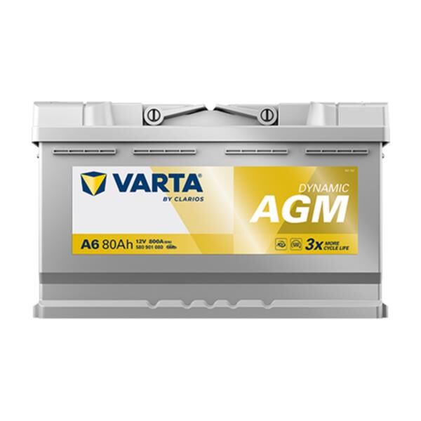 VARTA 580901080 | Akü Silver Dynamic Agm Start-Stop A6 12V 80AH 800A Varta