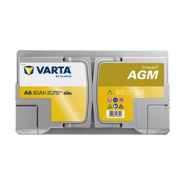 VARTA 580901080 | Akü Silver Dynamic Agm Start-Stop A6 12V 80AH 800A Varta