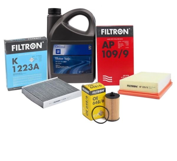 Chevrolet Yeni Aveo 1.2 1.4 Benzinli Periyodik Bakım Kiti Filtron