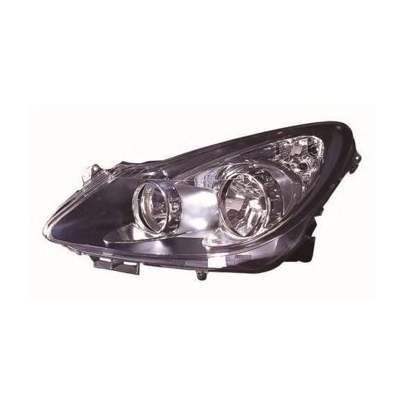 DEPO 442-1149R-LDEM2 | Opel Zafira B Sağ Far Siyah Zemin 2005-2010