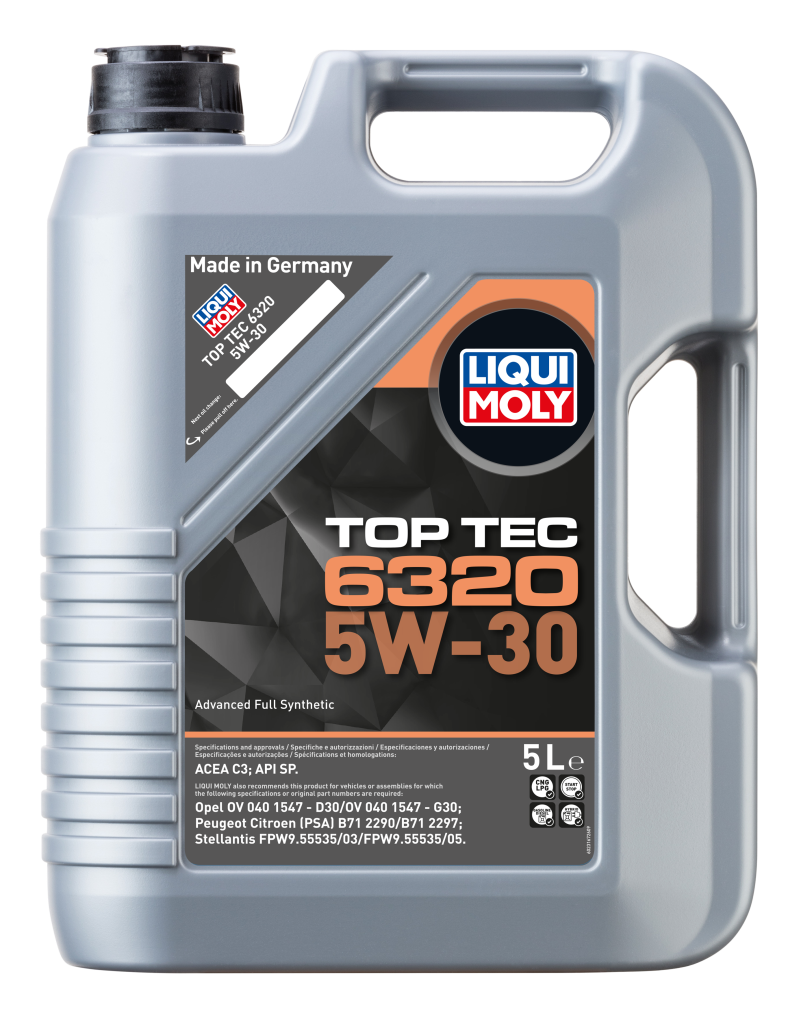 LIQUI MOLY | 23167 Top Tec 6320 5W-30 Motor Yağı 5 Litre