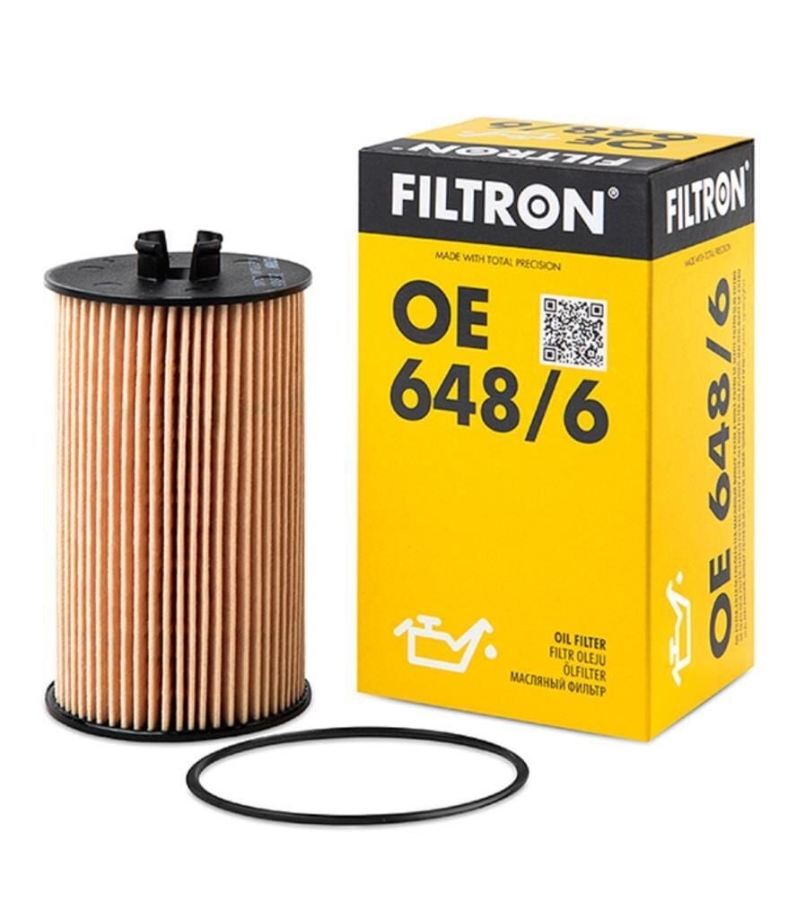 FILTRON OE648/6 | Opel Astra H Z14XEP, Z16XER, A16XER Yağ Filtresi Filtron Marka