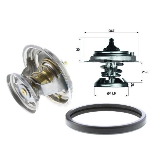 Opel Combo B 1.4 8 Valf Termostat Behr Marka