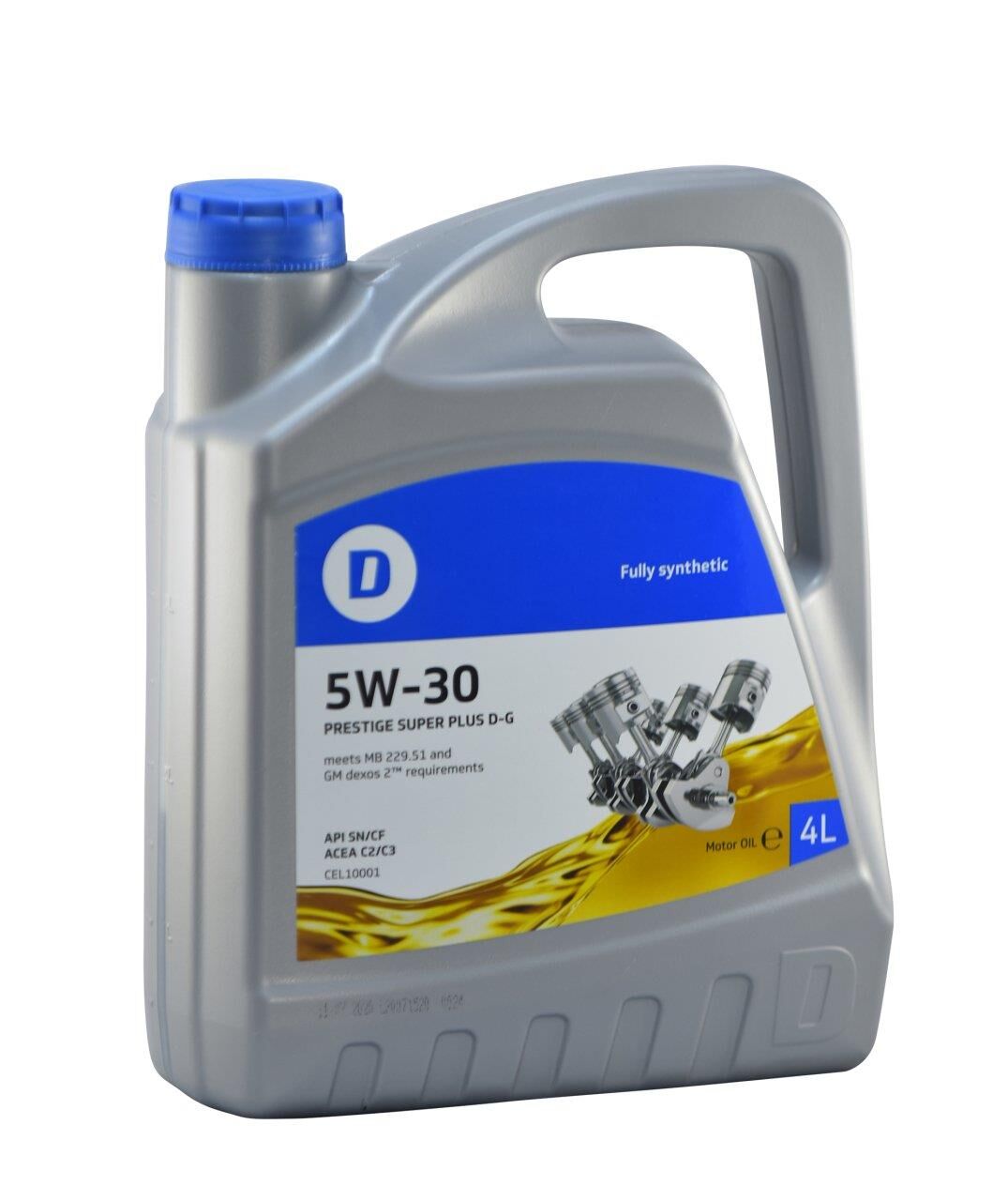 Motor Yağı Delphi 5W-30 Partiküllü Dexos2 Onaylı 4 Litre
