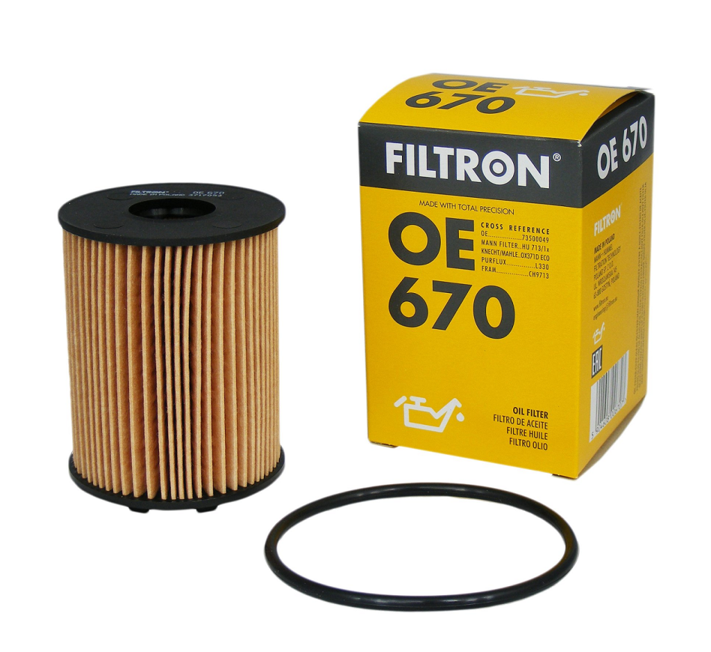 FILTRON OE670 | Opel Corsa C Yağ Filtresi Tırnaklı 1.3 Dizel Filtron Marka