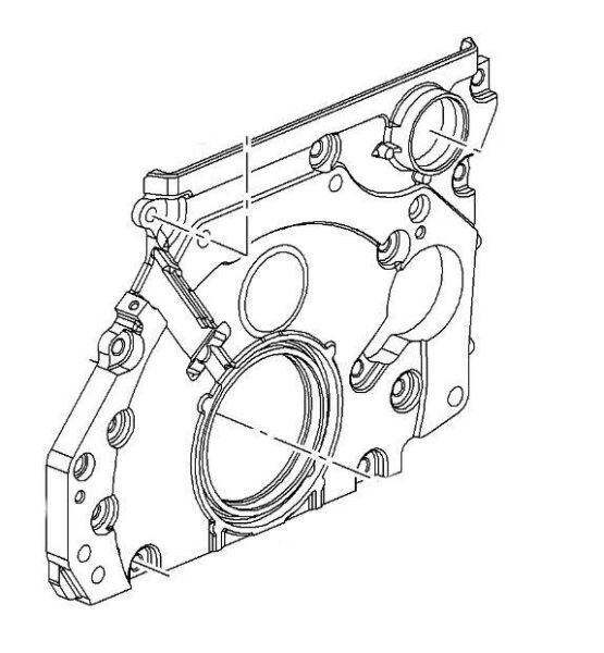 PSA (MOPAR) 55575063 Opel İnsignia B 1.6 Dizel 136 Hp Zincir Üst Kapağı Orijinal