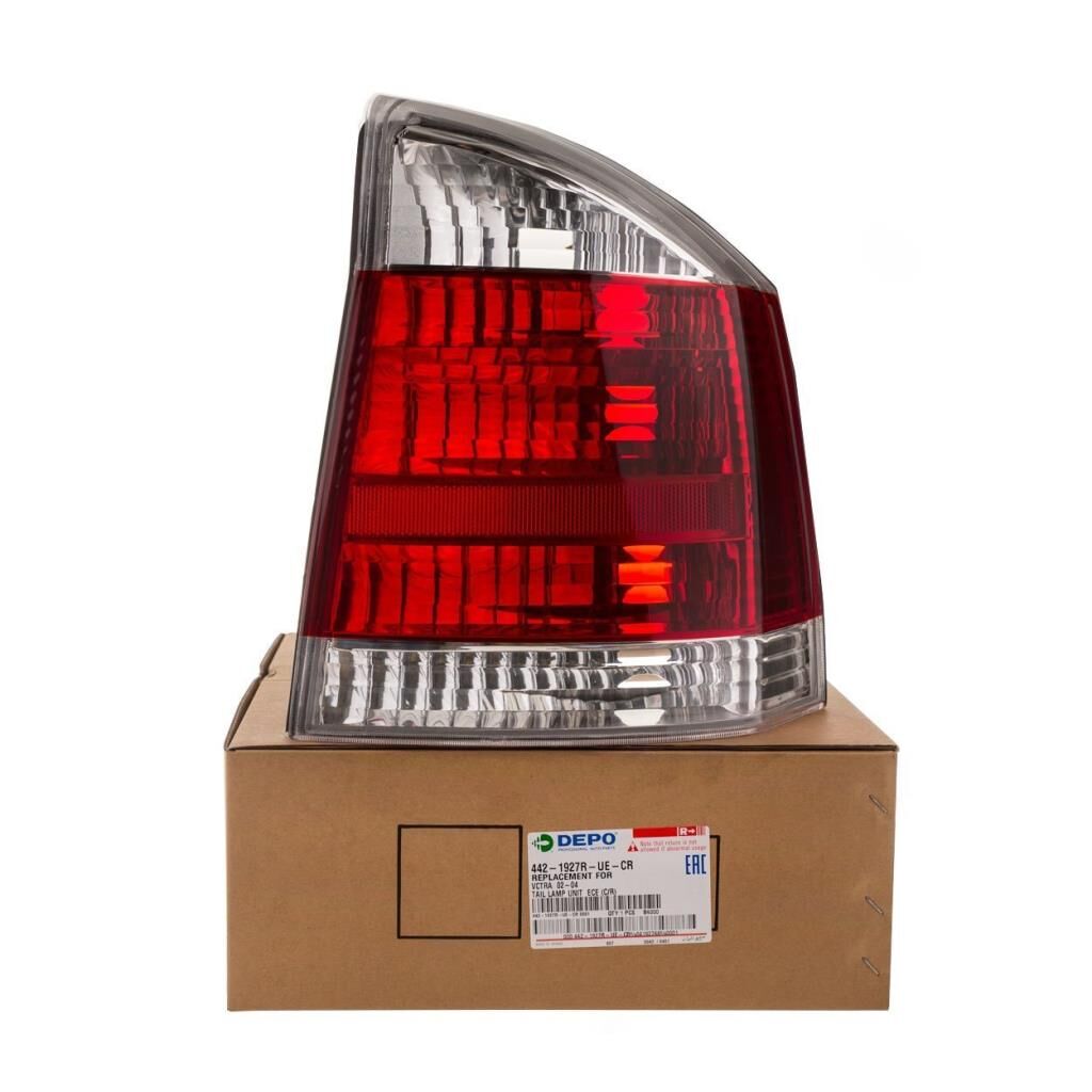 DEPO 442-1927R-UE-CR | Opel Vectra C Sağ Stop Lambası Beyaz Kırmızı