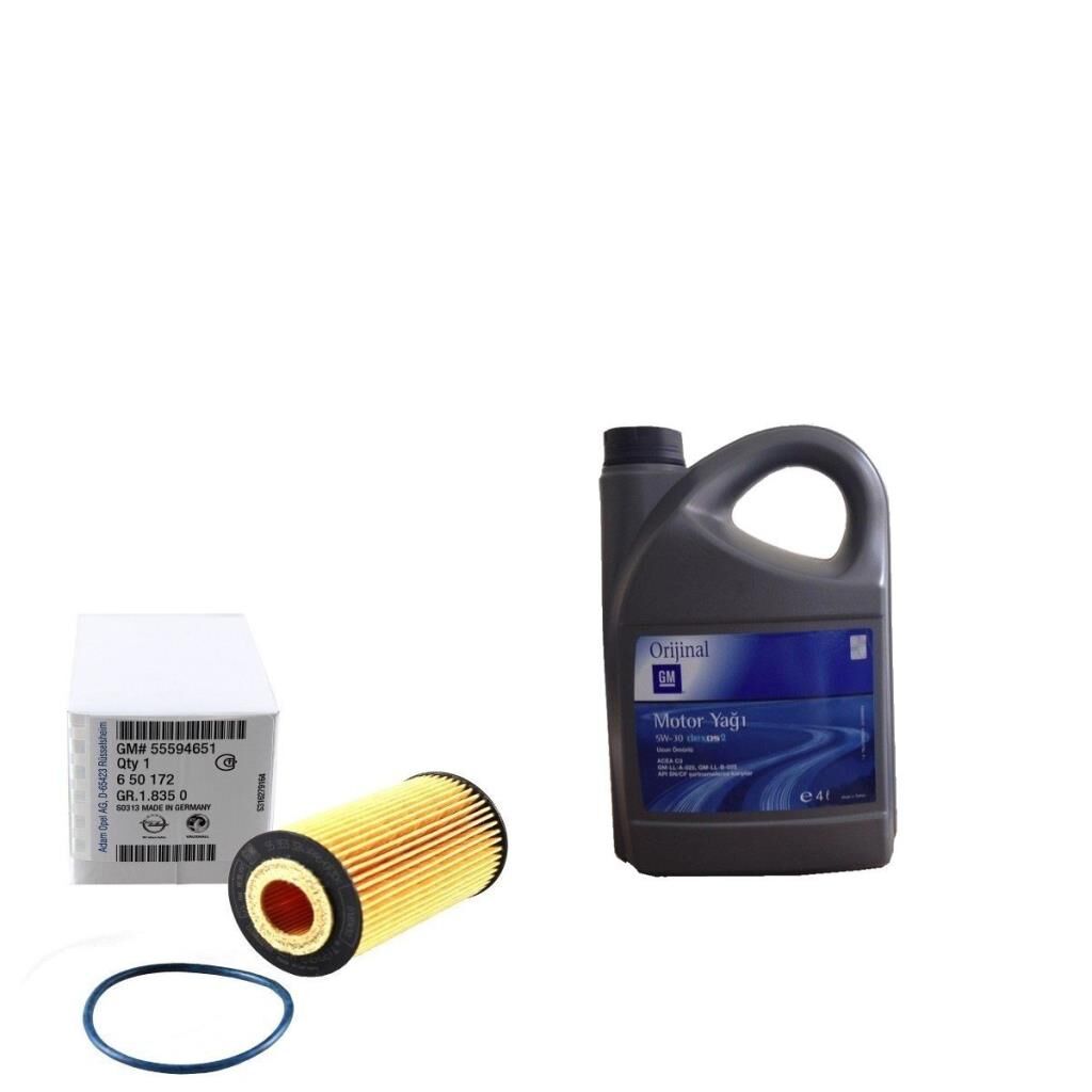 Chevrolet Cruze 1.6 Yağ Filtresi Motor Yağı 5/30 GM