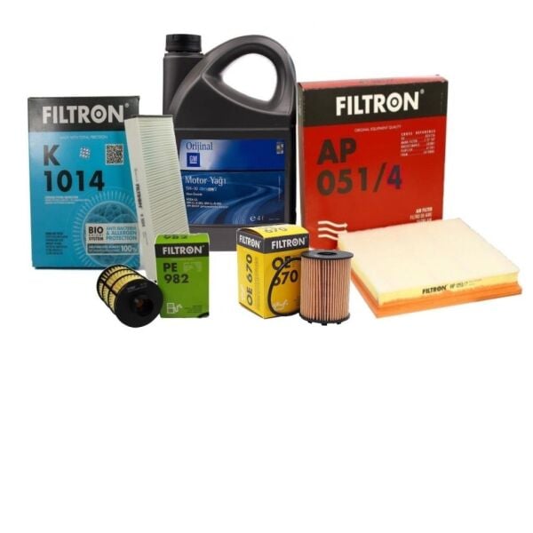 Opel Astra H 1.3 Dizel Motor Bakım Seti Motor Yağı Dahil