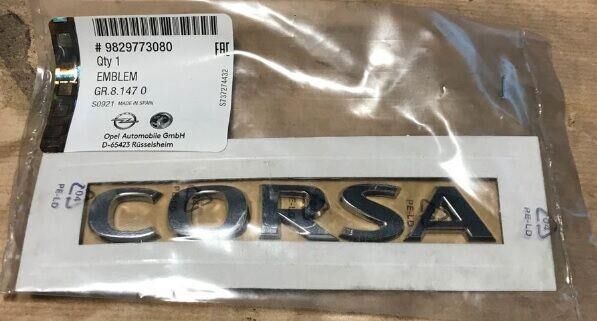 Opel Corsa F (Corsa) Yazısı Psa Orijinal