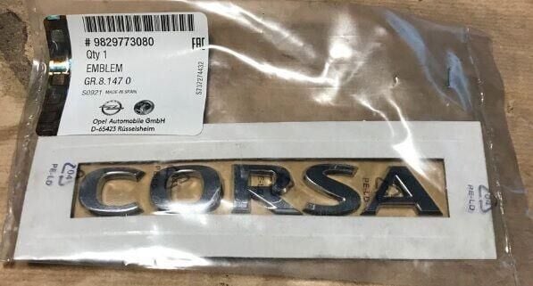 Opel Corsa F (Corsa) Yazısı Psa Orijinal
