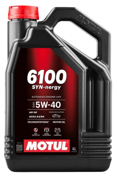 106020 | Motul 6100 Synergie+ 5W-40 4 Litre Motor Yağı