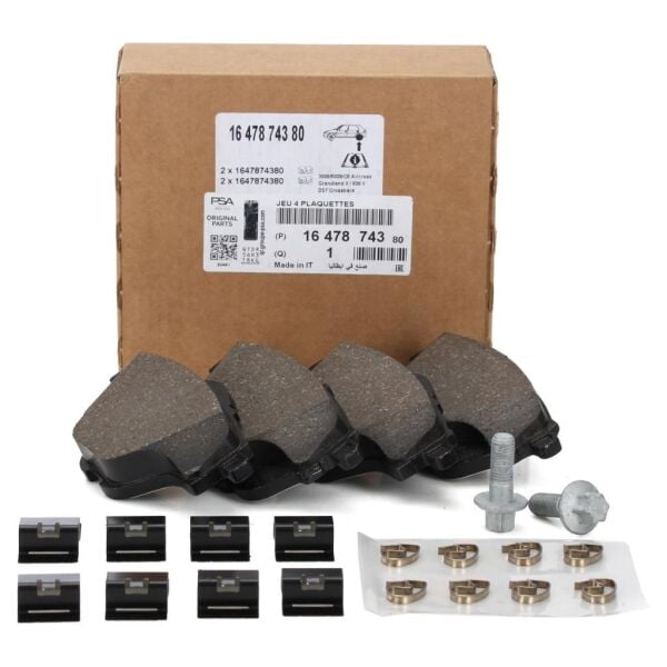 PSA (MOPAR) 1693587380 | Opel Grandland X 1.2 Arka Fren Balata Psa Orijinal