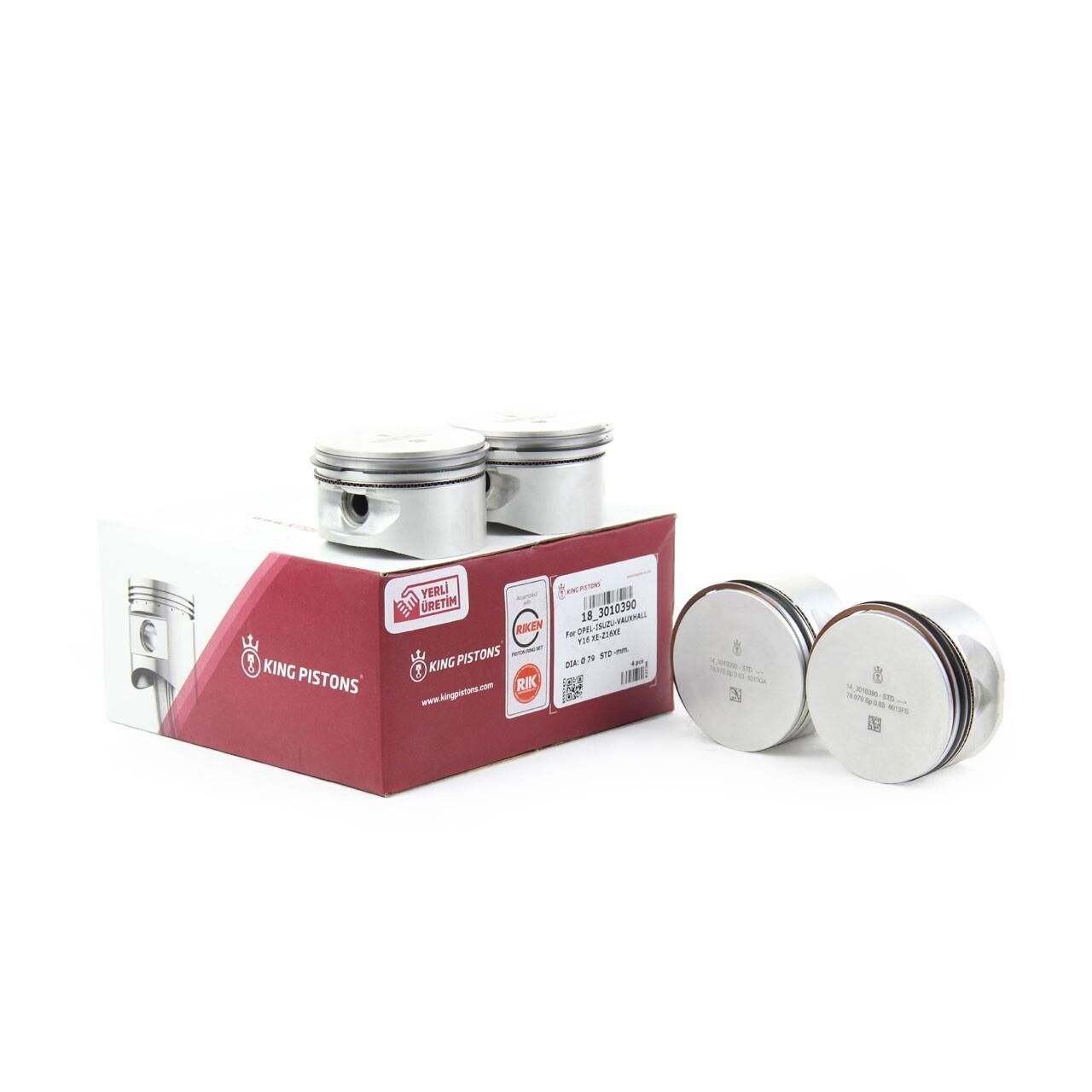 KING 18-3010390 | Opel Vectra B Z16XE Piston Segman Takımı STD Ölçü