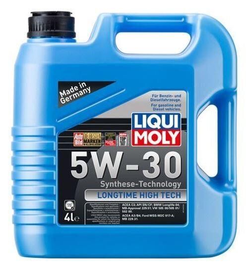 LIQUI MOLY 1144 5W30 Motor Yağı DPF'li Sentetik LONGTIME HIGH TECH 4 Litre
