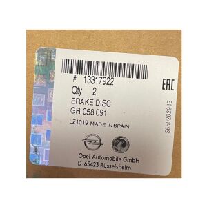 PSA (MOPAR) 13317922 | Opel Corsa D Ön Fren Diski (Takım) Orijinal