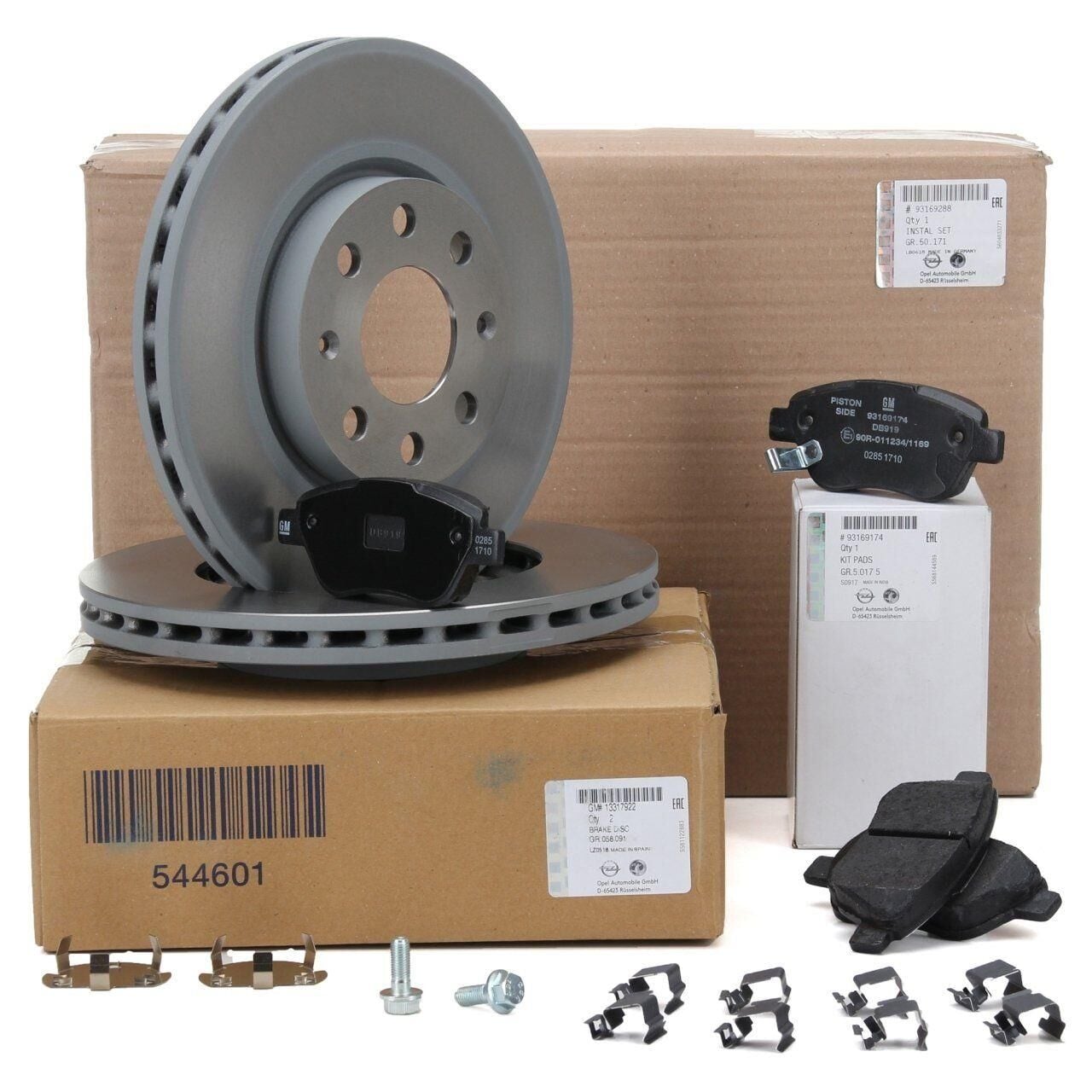 PSA (MOPAR) 93169288 Opel Corsa D Ön Fren Disk Balata Takımı Orijinal