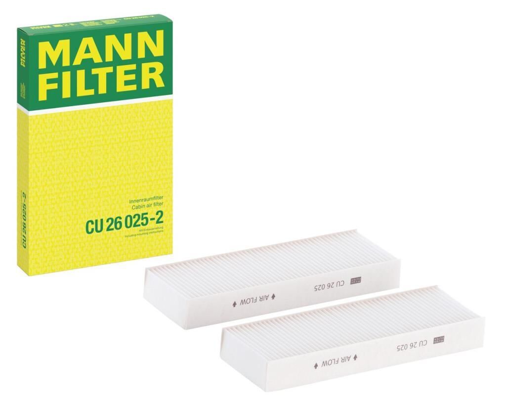 MANN CU 26 025-2 | Citroën C4 1.2 Polen Filtresi Mann