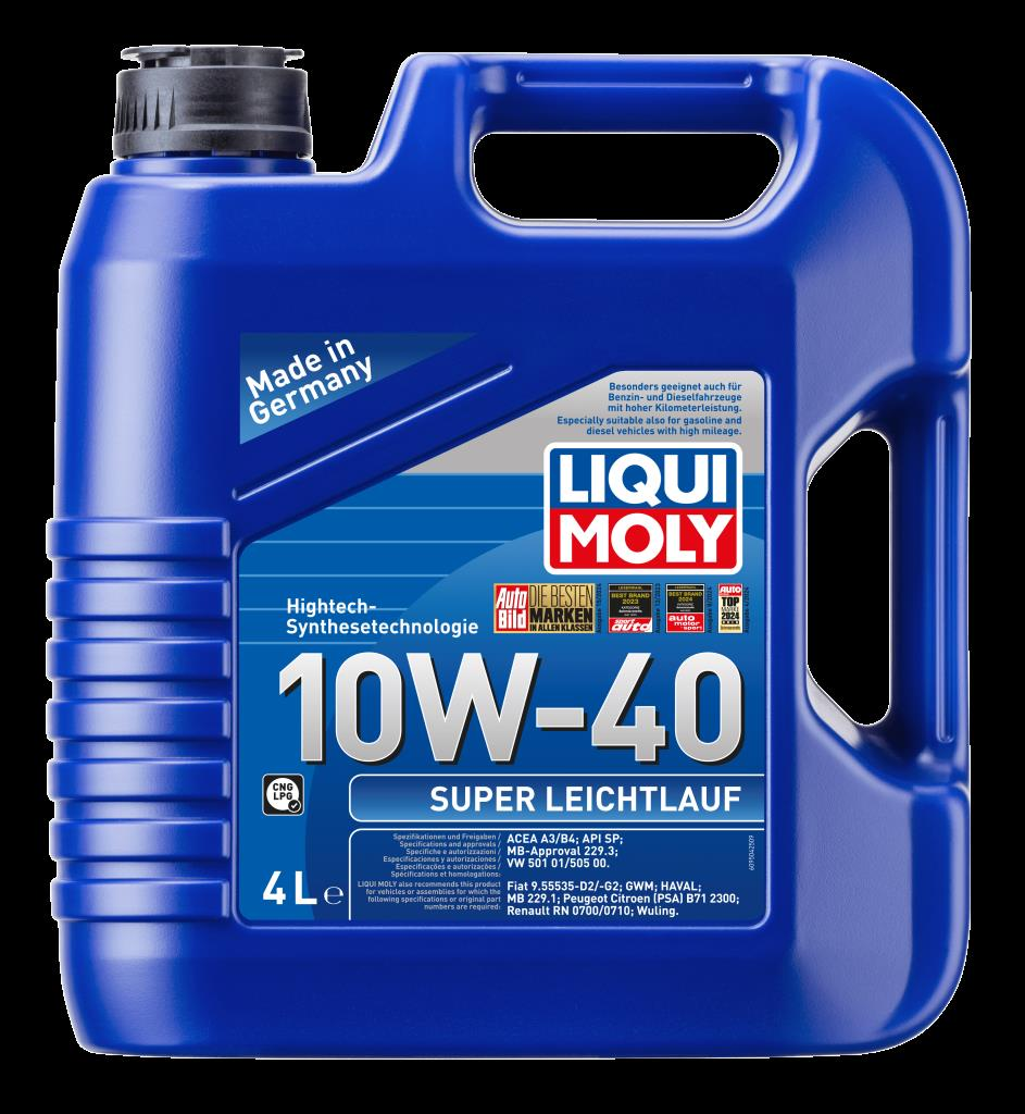 LIQUI MOLY 9504 10W40 Motor Yağı Süper Sentetik SUPER LEICHTLAUF 4 Litre