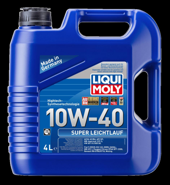 LIQUI MOLY 9504 10W40 Motor Yağı Süper Sentetik SUPER LEICHTLAUF 4 Litre