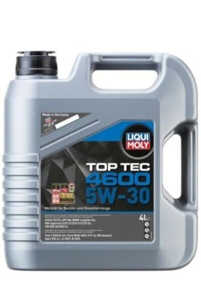 LIQUI MOLY 3763 5W30 Motor Yağı Tam Sentetik TOP TEC 4600 4 Litre